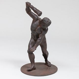 Large Cast-Iron Figure of Hercules, After the Antique