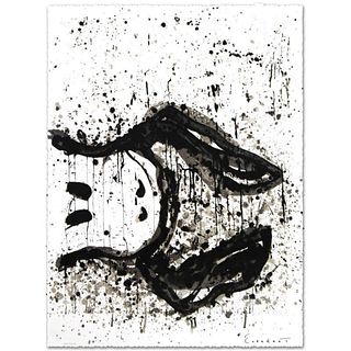 Watchdog 3 O'Clock Limited Edition Hand Pulled Original Lithograph by Renowned Charles Schulz Protege, Tom Everhart. Numbered and Hand Signed by the A