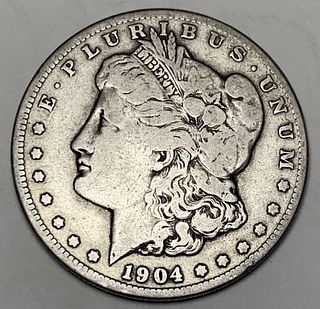 1904-S Morgan Silver Dollar Fine
