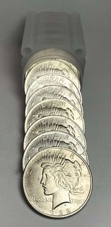 Roll (20-coins) 1922 Peace Silver Dollar BU