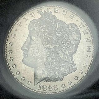 1883-CC Morgan Silver Dollar GSA PCGS MS64 