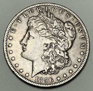 1896-O Morgan Silver Dollar XF