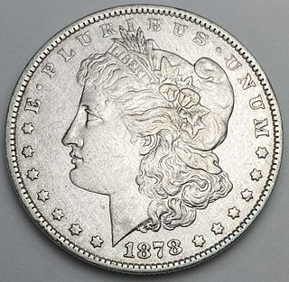 1878 Morgan Silver Dollar AU Details