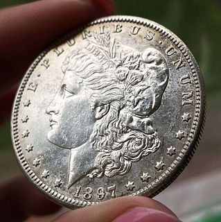 1897-S Morgan Silver Dollar MS63 PL