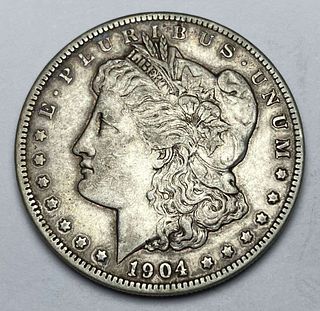 1904 Morgan Silver Dollar XF40