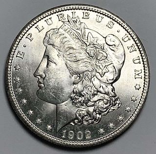1902-O Morgan Silver Dollar MS65