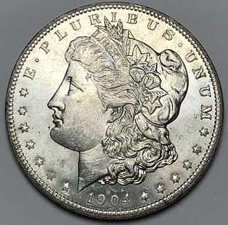 1904-O Morgan Silver Dollar MS64