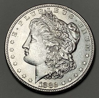 1882-S Morgan Silver Dollar MS63