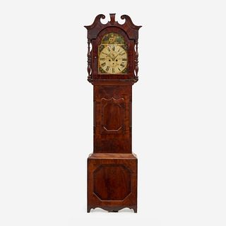  William Helliwell (Leeds) Mahogany Tallcase Clock (19th c.)