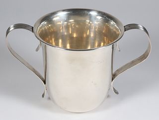 Antique English Sterling Silver Loving Cup, circa 1899