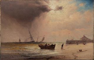 CHARLES HENRY GIFFORD, (American 1839-1904), Coastal Scene