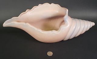 Van Briggle Art Pottery Conch Shell Vase Planter