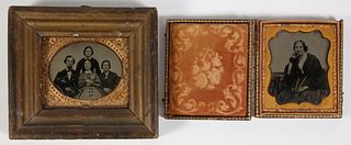 Two Antique Daguerreotype Photos