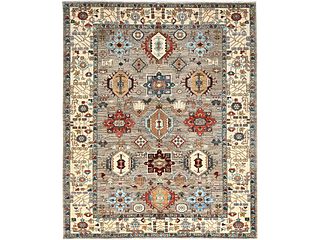Hand Knotted Vegetable Dyes Wool Afghan Kazak Style Oriental Carpet
