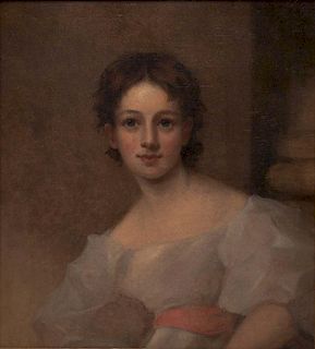 THOMAS SULLY, (American, 1783-1872), Portrait of Miss Marie Louise Parker