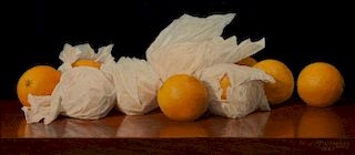 WILLIAM JOSEPH McCLOSKEY, (American, 1859-1941), Valencia Oranges, 1889