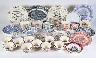 Collection of Various Maritime Ironstone and Sunderland China, etc.