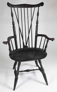 Nantucket Style Windsor Armchair by Windsor Chair Works, 20th Century