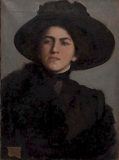 ALICE LEAVITT KEEP, (American, 1861-1956), Portrait of a Lady