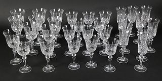 Collection of Glass Stemware - Red Wines, White Wines, Champagne Flutes