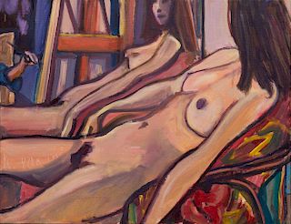STEVEN HARVEY, (American, b. 1953), Reclining Nude