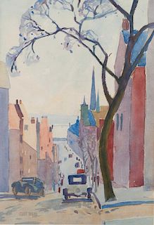 ELIOT O'HARA, (American 1890-1969), Mount Vernon Street