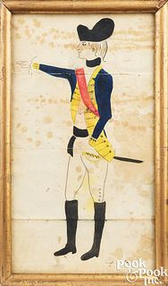 Pen, ink, and watercolor drawing, ca. 1800