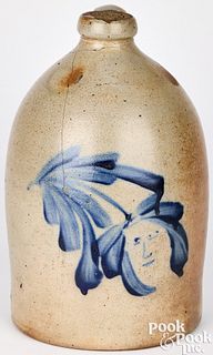 Rare Pennsylvania stoneware jug, 19th c.