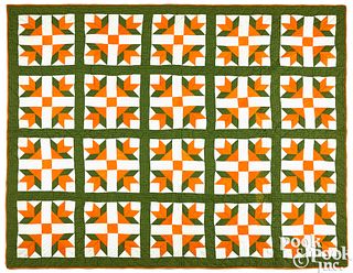 Pennsylvania Bear Paw patchwork quilt