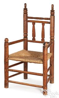 Massachusetts Pilgrim century maple great chair
