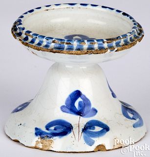 English delftware salt, early 18th c.
