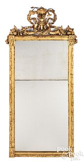 Large Neoclassical giltwood mirror, ca. 1830