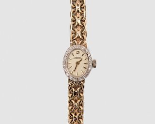 GIRARD PERREGAUX 14K Gold and Diamond Wristwatch