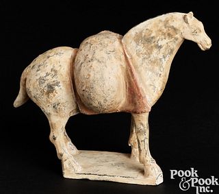 Chinese Tang pottery horse