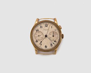 ULYSSE NARDIN 18K Yellow Gold Chronograph Wristwatch