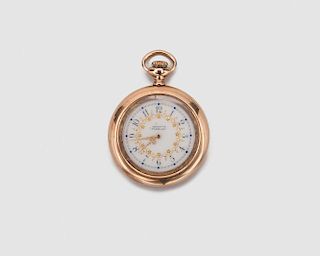 AMERICAN WALTHAM WATCH CO. 14K Yellow Gold Open Face Pocketwatch