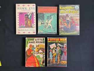 Collection Of 5 Children's Books From 1930's to 1950's