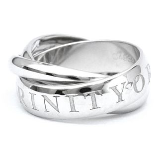 CARTIER 1998 TRINITY 18K WHITE GOLD RING