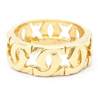 CARTIER ENTRELACE 18K YELLOW GOLD RING