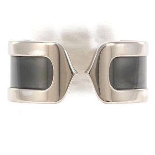 CARTIER C2 18K WHITE GOLD & LACQUER RING