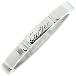 CARTIER MAILLON PANTHERE 18K WHITE GOLD RING