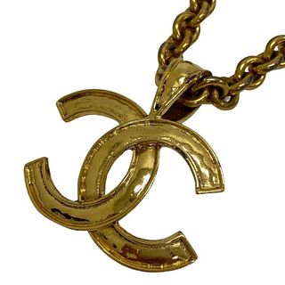 CHANEL LOGO NECKLACE