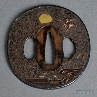 Bronze Tsuba