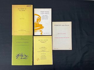 Mixed Collection of 5 Poem Pamphlets 1948- 1988