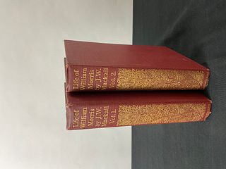 Set Of 2 Volumes Life Of William Morris by J. W. Mackail 1901