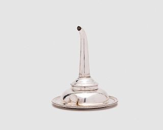 George III Silver Wine Funnel together with George III Small Silver Dish