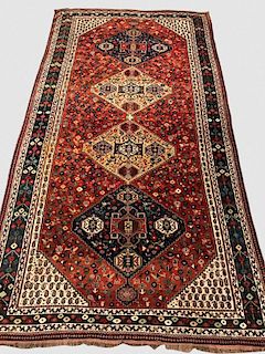 Shiraz Carpet, Persia, dated AH 13 (1910)