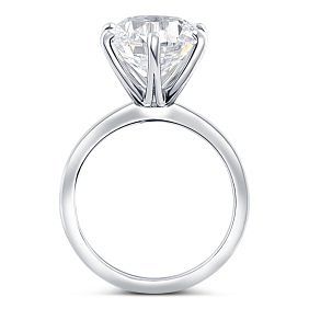 IGI 6.00 ct. Lab Grown Diamond Engagement Ring in 14k White Gold(G-H, VS)