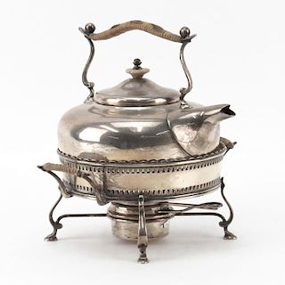 Vintage Sterling Silver Teapot and Warmer