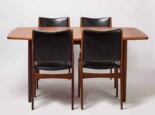 Danish Dining Table and Chairs